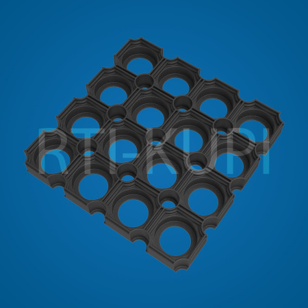 Ковер резиновый ячеистый 1200х800х22